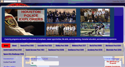 Desktop Screenshot of houstonpoliceexplorers.com